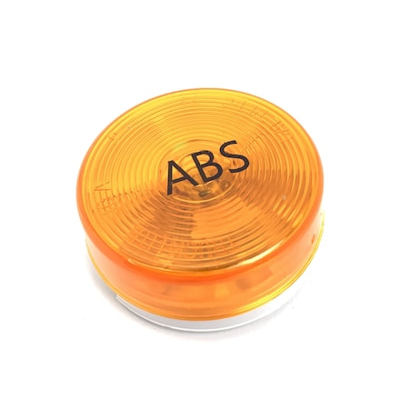 Truck-Lite Super 10, ABS, Incandescent, Yellow Round, 1 Bulb, Marker Clearance Light, PC, PL-10, 12V 10212Y